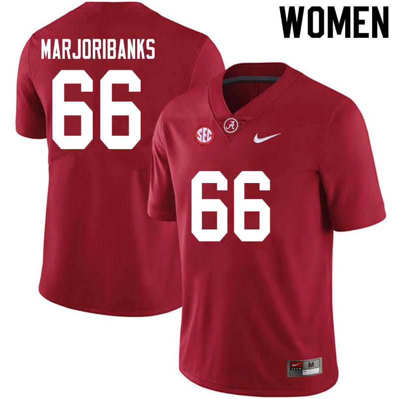 Alabama Crimson Tide Women's Alec Marjoribanks #66 Crimson NCAA Nike Authentic Stitched 2020 College Football Jersey KA16V30KK